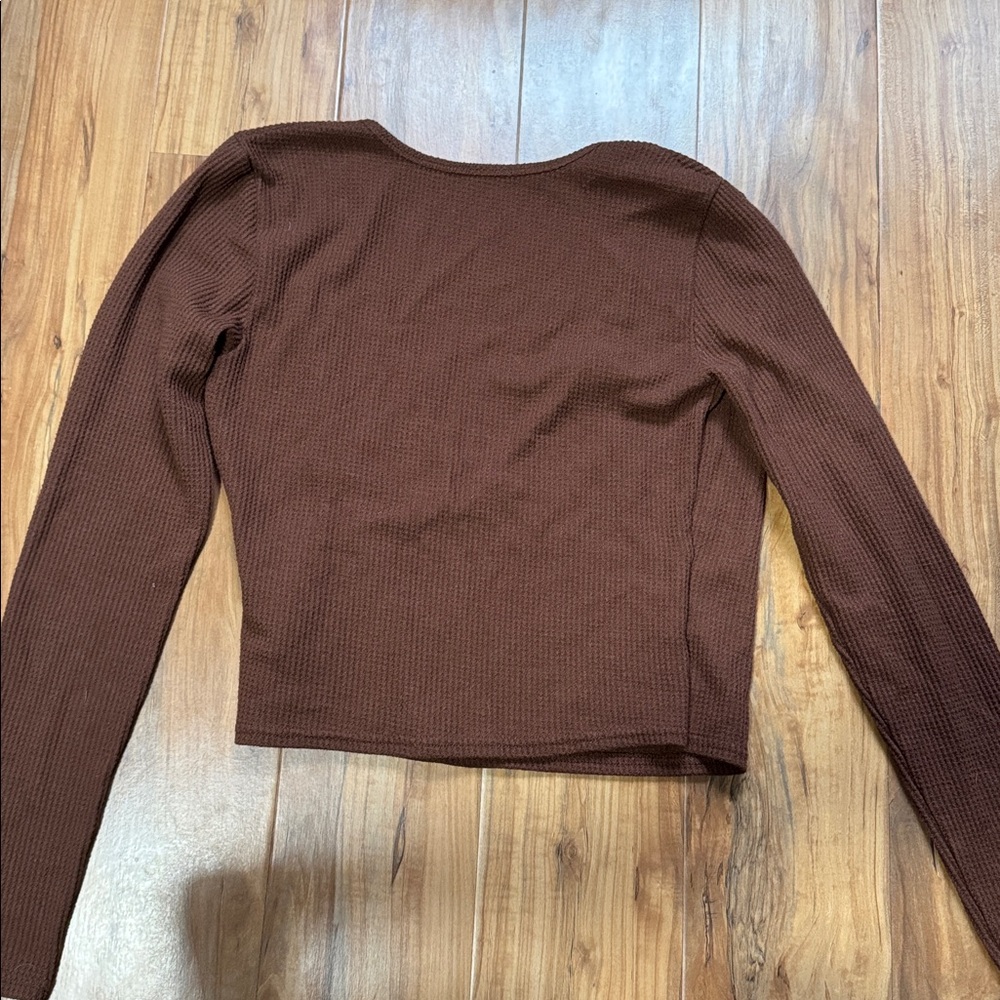 Aerie Waffle Knit Top - Picture 3 of 5